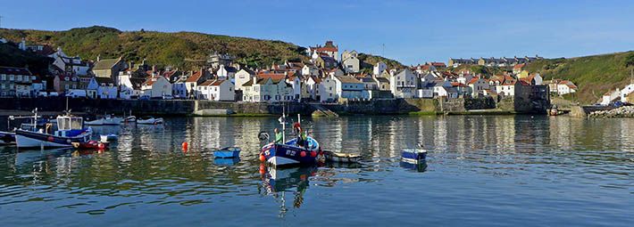 Staithes Harbour by Volunteer, Brian Nicholson
