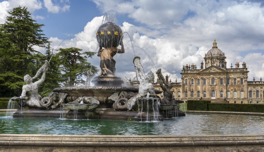 Fountain at Castle Howard photography by Heritage Photographic