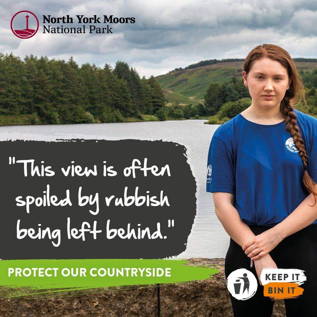 Livia appearing in poster regarding litter 