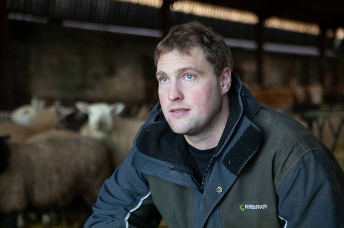 Sheep farmer Paul Jones. Credit Charlie Fox