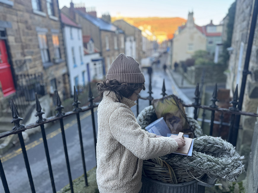 Geocaching Stamp at Staithes Credit Bex Band