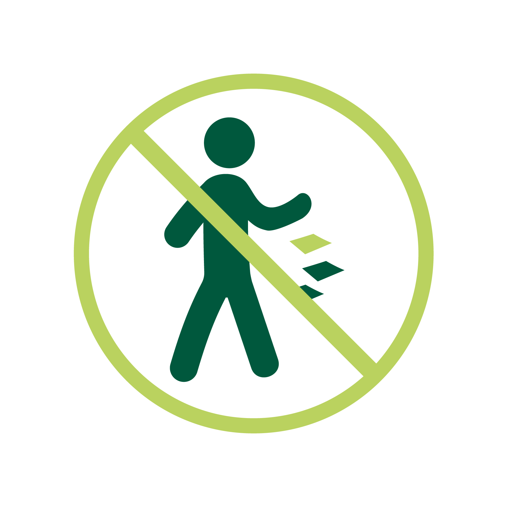 Take litter home icon