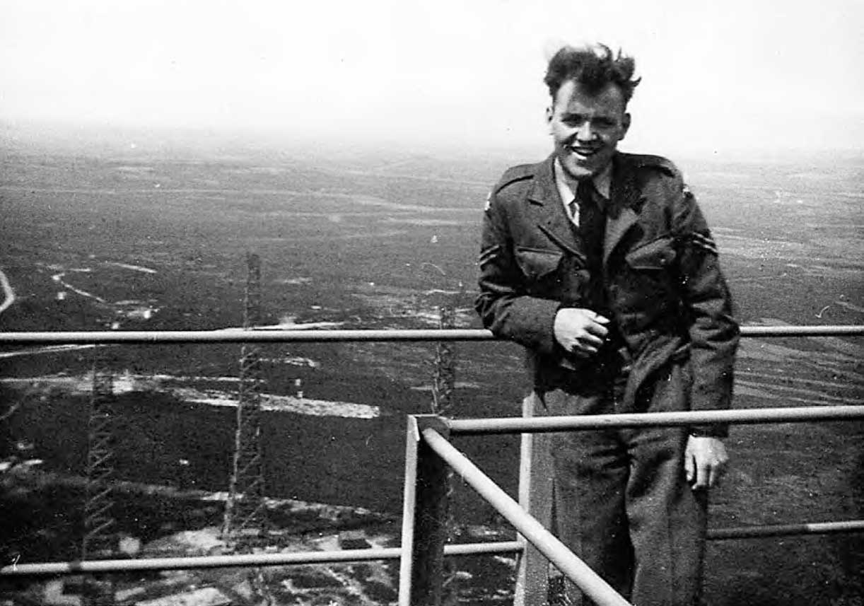Black and white photo of Corporal Jim Richmond.
