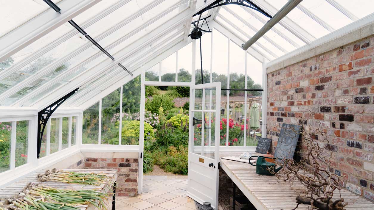 Interior of newly restored orchid house. Credit Anglo American. Interior of newly restored orchid house. Credit Anglo American.