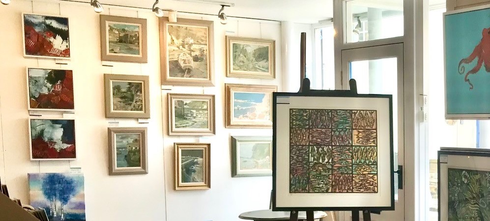 Paintings exhibited in Staithes Gallery