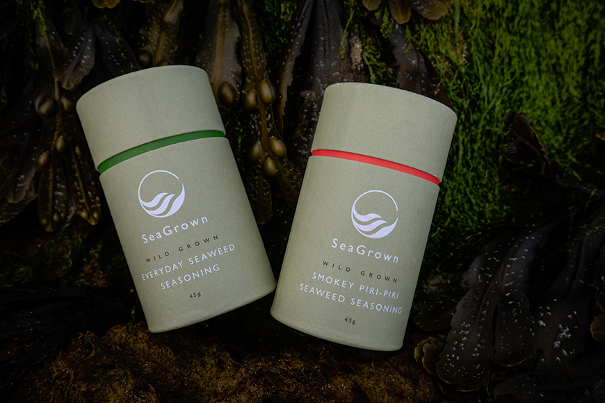 Two pots of seaweed seasoning by Ceri Oakes Two pots of seaweed seasoning by Ceri Oakes