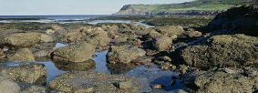 Rock pools at Boggle Hole by Mike Kipling