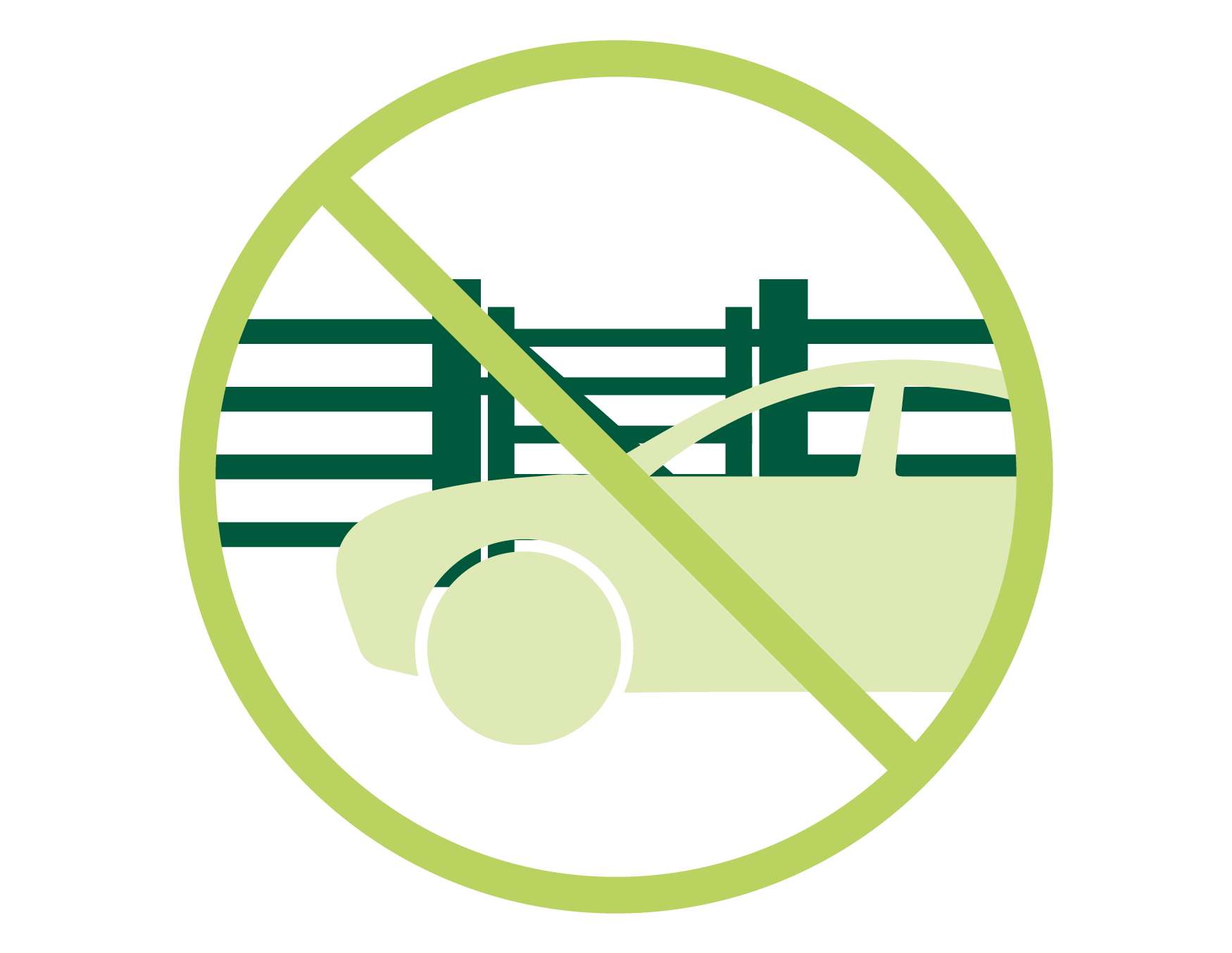 Don't block gates icon.
