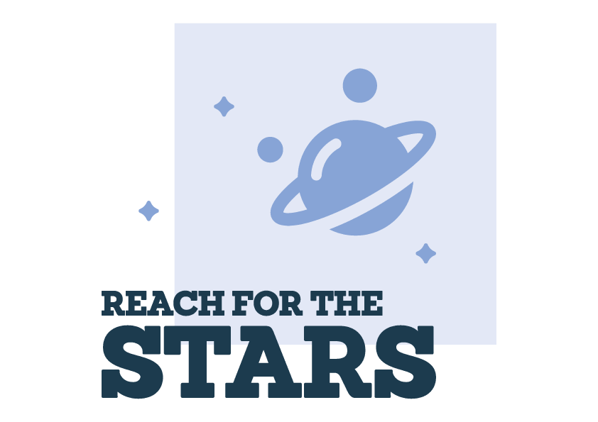 Reach for the stars logo