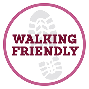 Walking friendly logo 