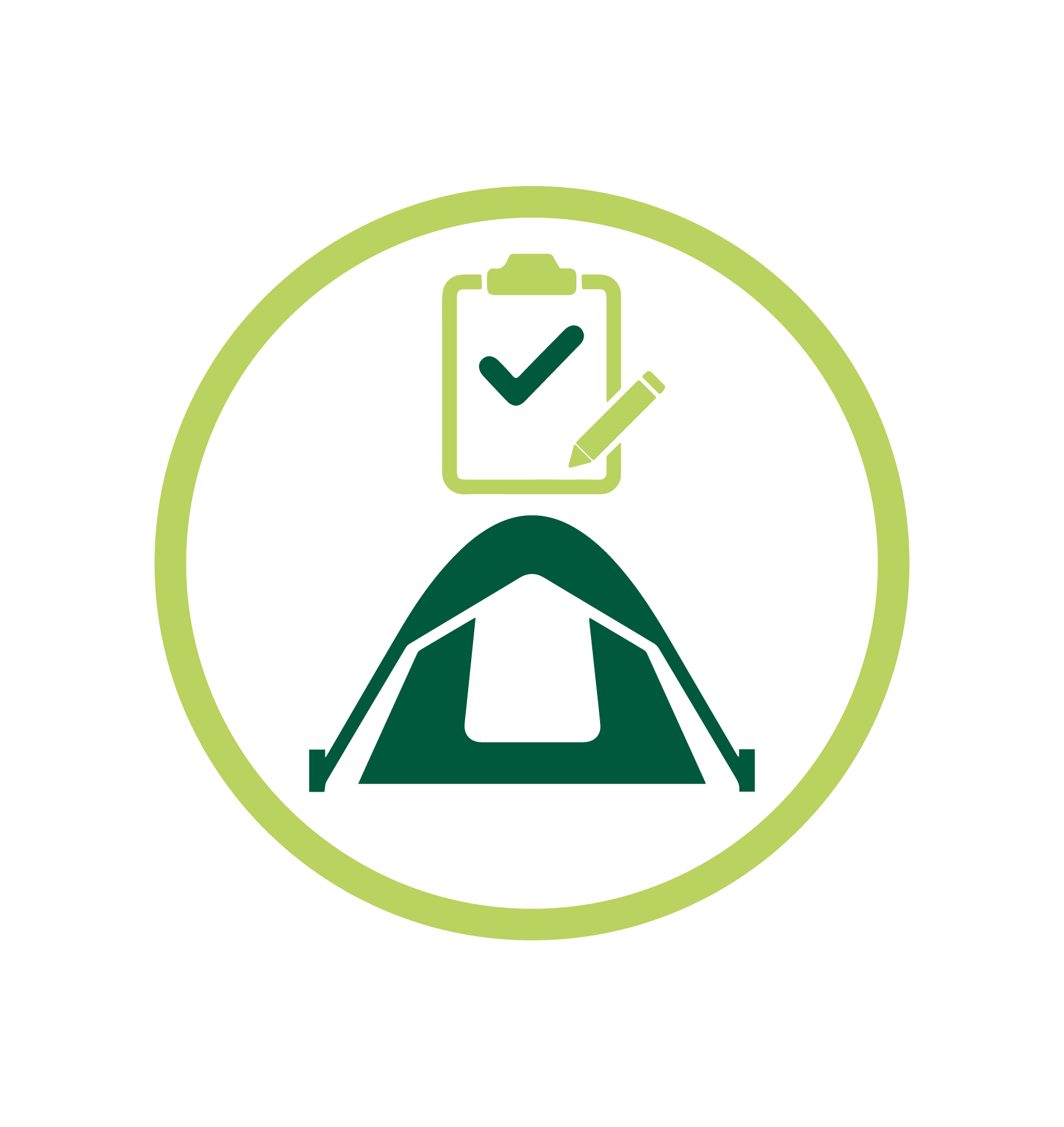 Always use registered campsites icon.