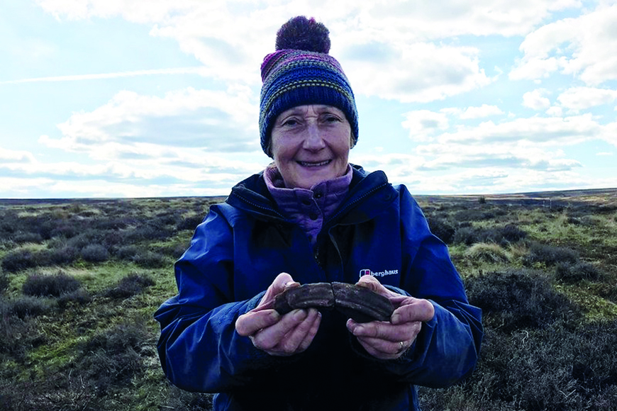 An archaeological find on the North York Moors (c) DigVentures
