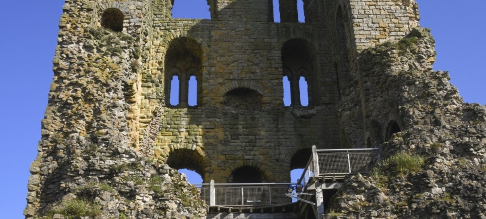 Scarborough Castle ruins - Copyright of English Heritag
