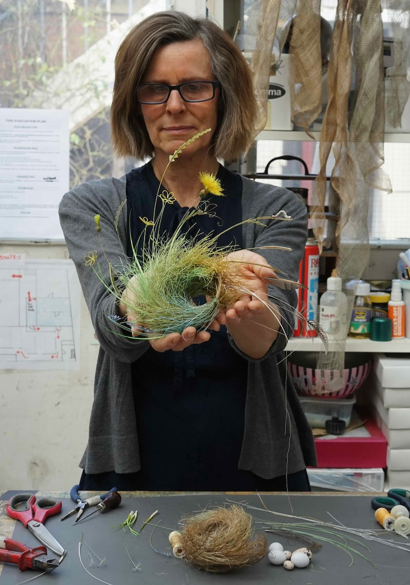 Bridget Bailey in her studio