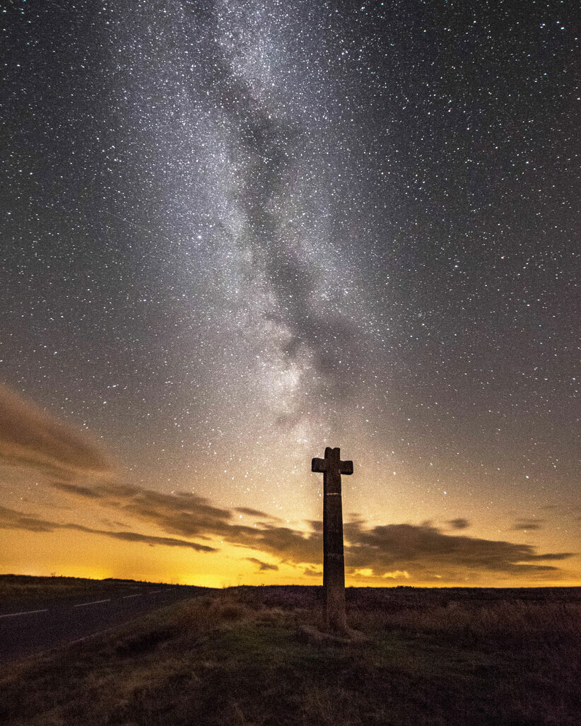 Milky Way above Young Ralph's Cross