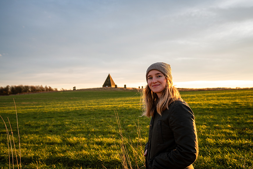 Woman walking on the Castle Howard estate Credit Trought and About 