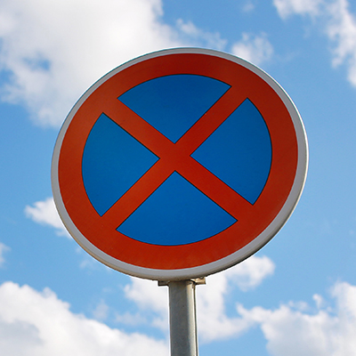 Clearway sign