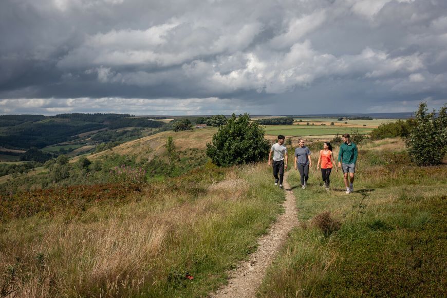 Four walkers on Cleveland Way by Dependable Productions
