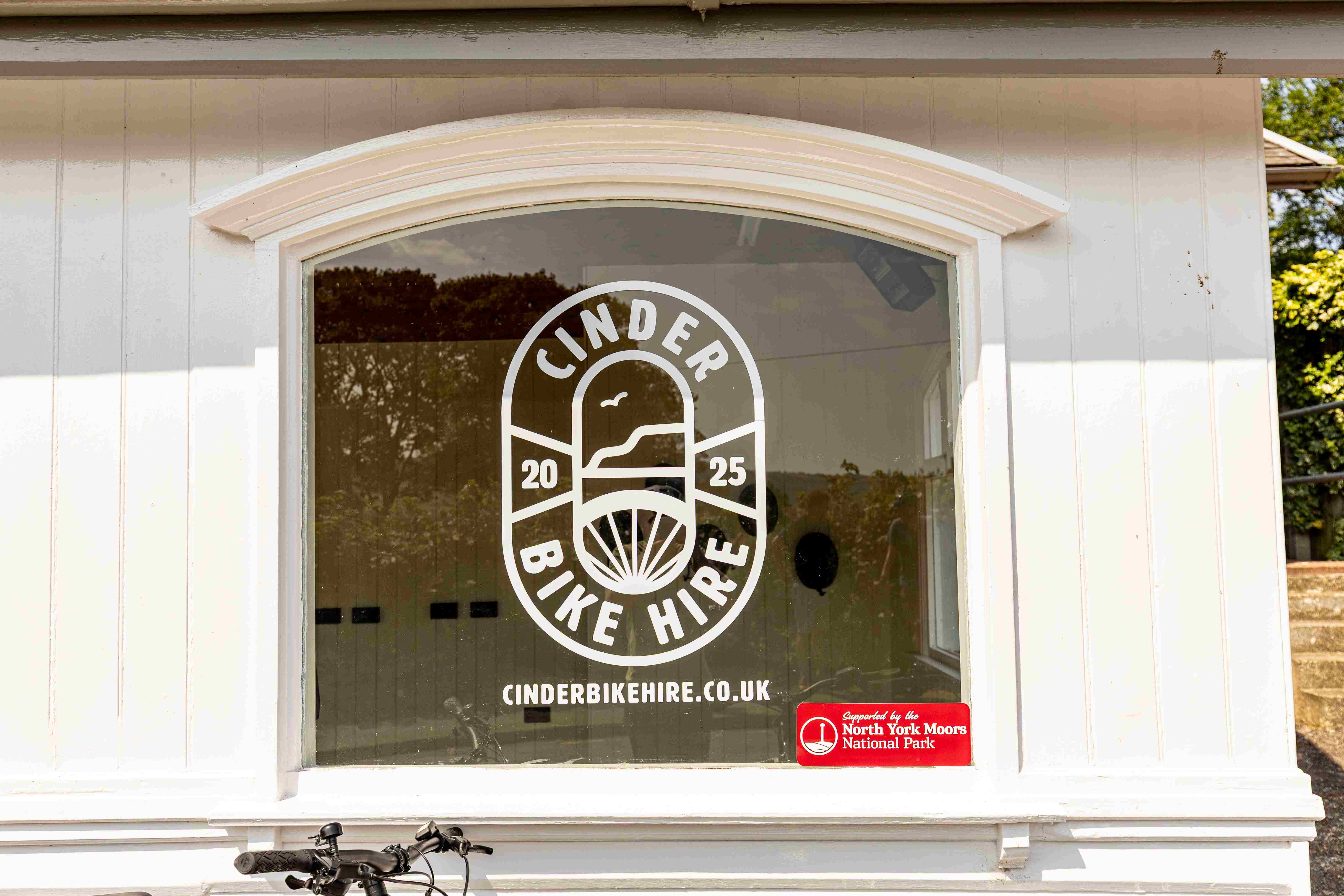 Cinder Bike hire hut 
