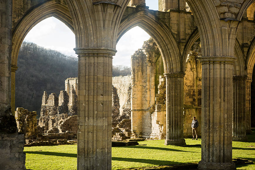 Rievaulx Abbey Ruins - Copyright English Heritage