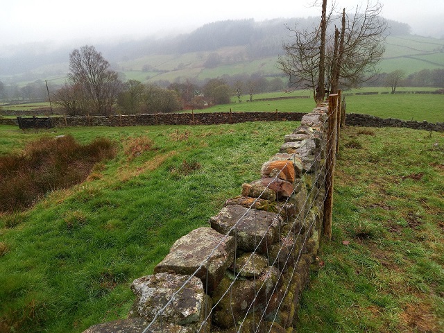 Dry stone wall after 