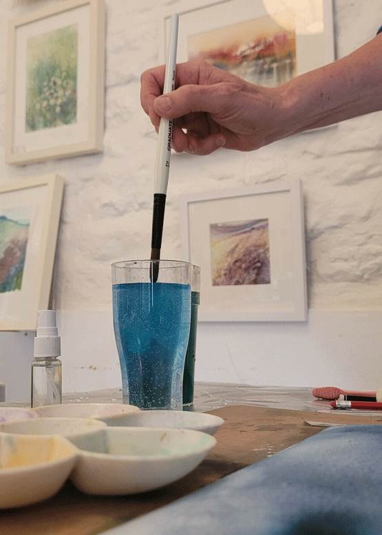 Artist at work at Nunnington Studios by Tom Outing Artist at work at Nunnington Studios by Tom Outing