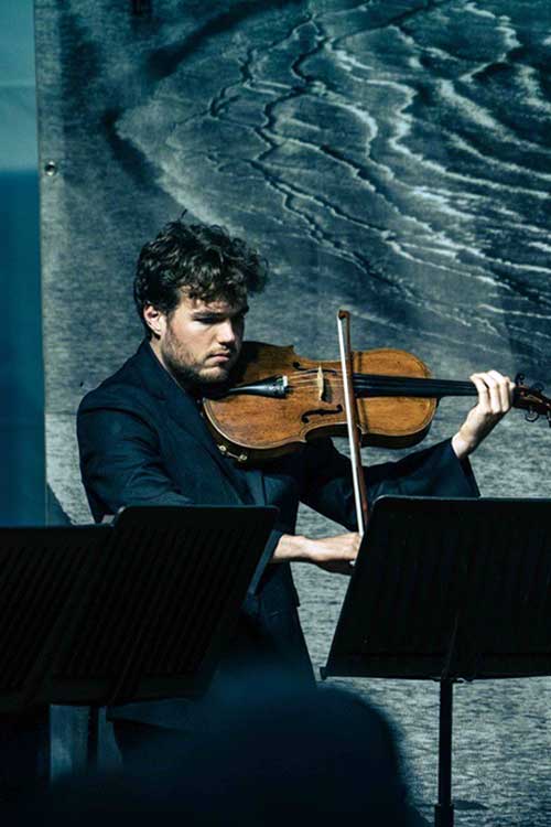 Man playing violin