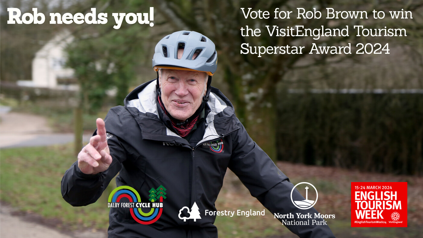 Rob Brown encouraging votes for Tourism Superstar award