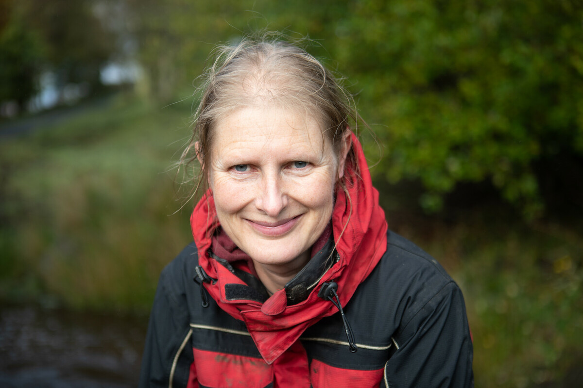 Portrait of Trudy Sanderson (upland livestock farmer). Credit Charlie Fox.