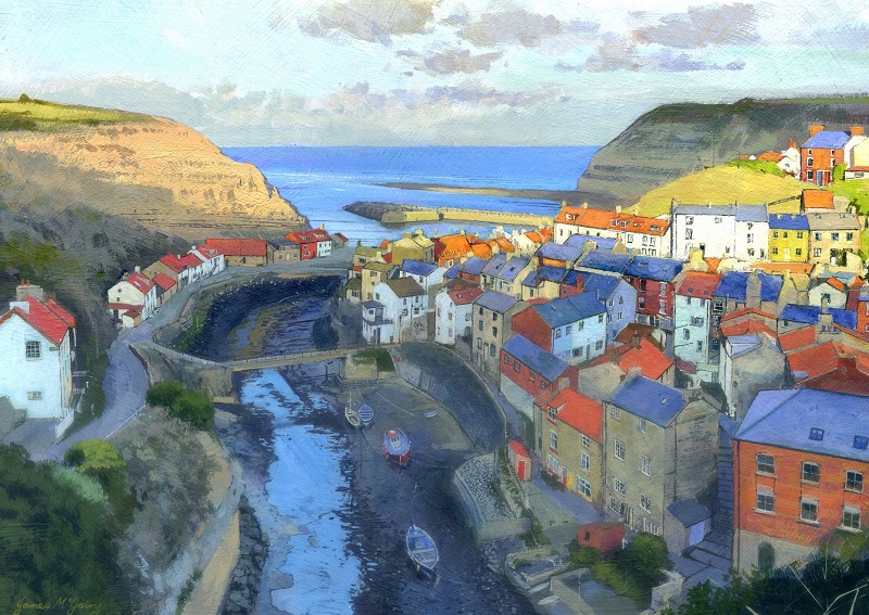 Staithes Evening by James McGairy