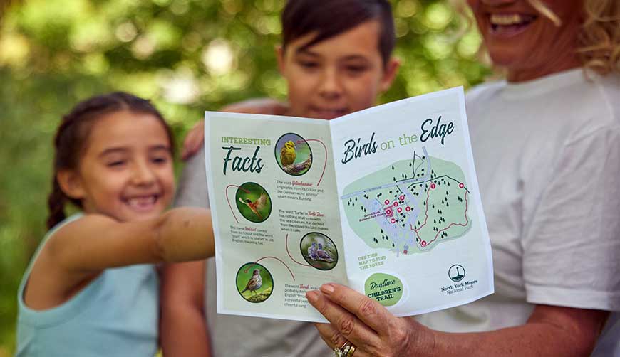 Family reading trail leaflet