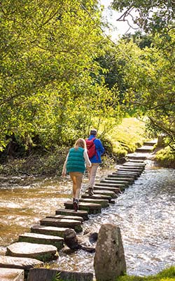 Stepping stones at Lealholm Credit VisitBritain/Gary Walsh