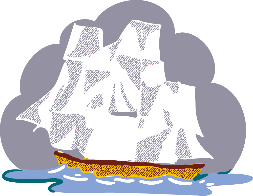 Illustration of a ship